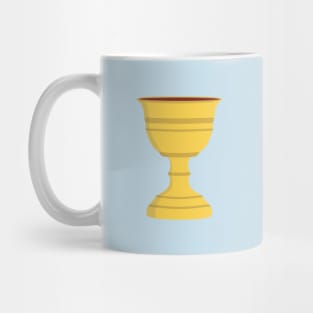 Chalice flat design icon Mug